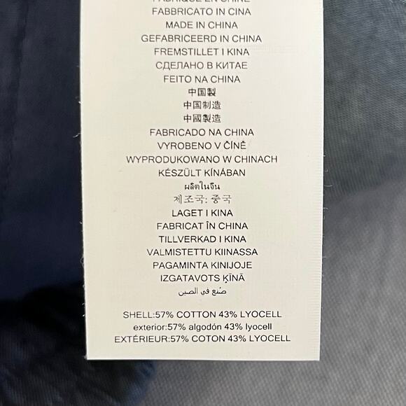 Michael Kors Indigo Blue High Rise Wide Leg Pull-On Utility Ankle Pant XL NWT - Picture 13 of 16